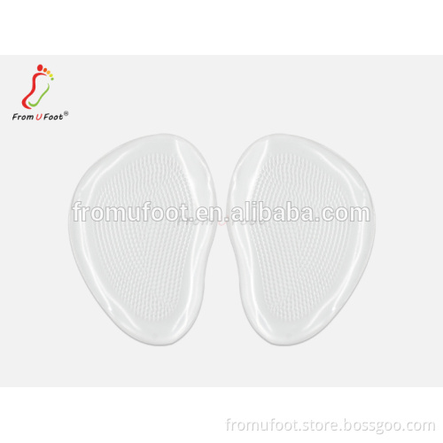 ZRWG01C PU Gel ball of foot cushion High heel shoe inserts Soft gel fore foot pads